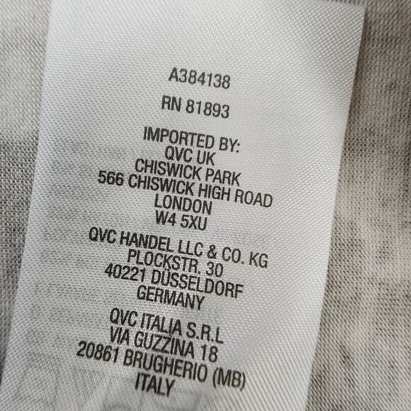 Isaac Mizrahi Live! True Denim Floral Printed Seamed Knit Top 4X A384138 - Picture 10 of 10